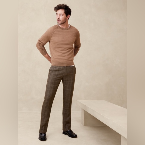 BANANA REPUBLIC SIMEON ITALIAN LINEN SUIT PANTS